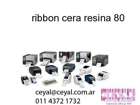 ribbon cera resina 80