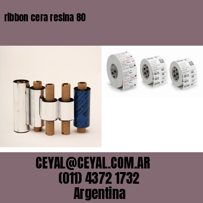 ribbon cera resina 80