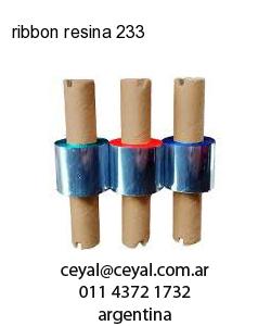 ribbon resina 233