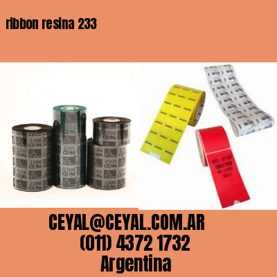 ribbon resina 233