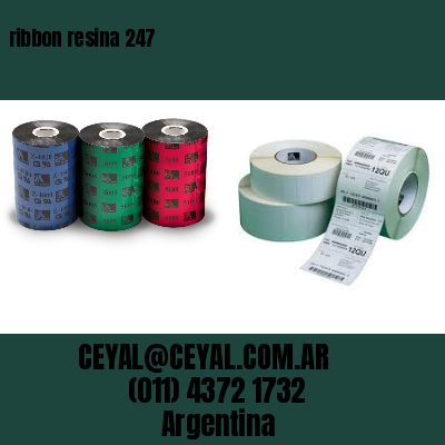 ribbon resina 247