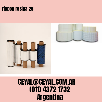 ribbon resina 28