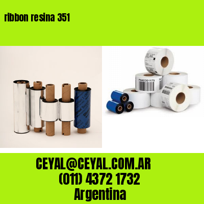 ribbon resina 351