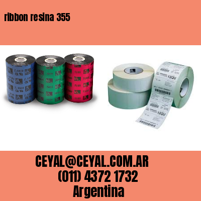 ribbon resina 355