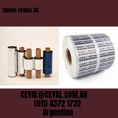 ribbon resina 36
