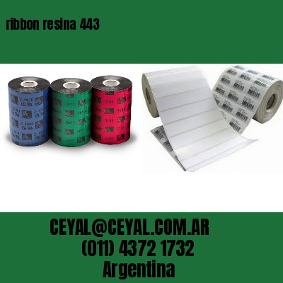 ribbon resina 443