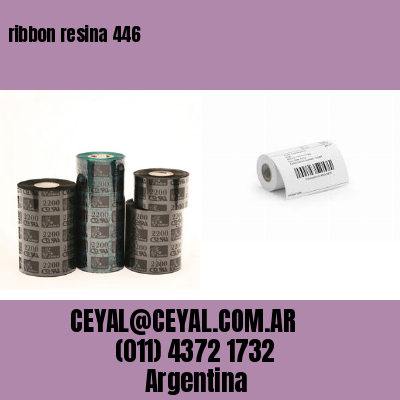 ribbon resina 446