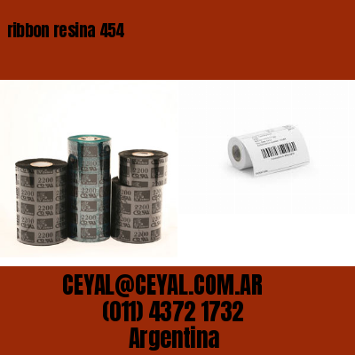 ribbon resina 454