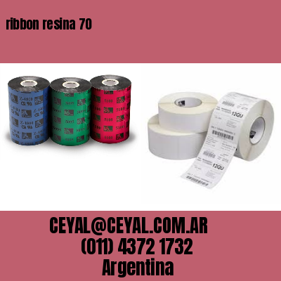 ribbon resina 70