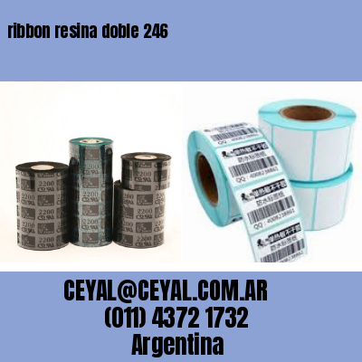 ribbon resina doble 246