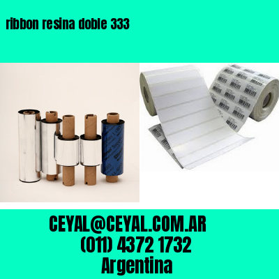 ribbon resina doble 333