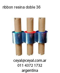 ribbon resina doble 36