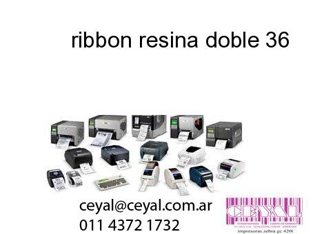 ribbon resina doble 36