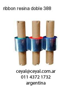 ribbon resina doble 388