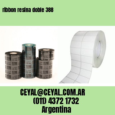 ribbon resina doble 388