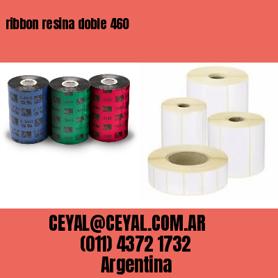 ribbon resina doble 460