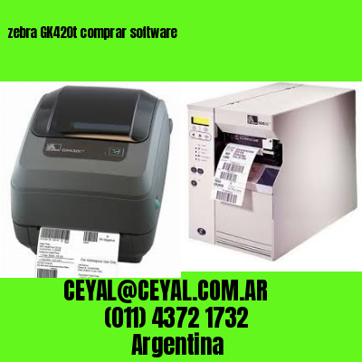 zebra GK420t comprar software