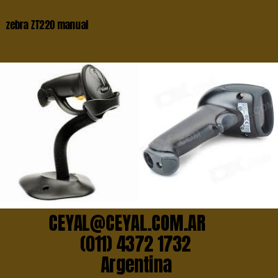 zebra ZT220 manual