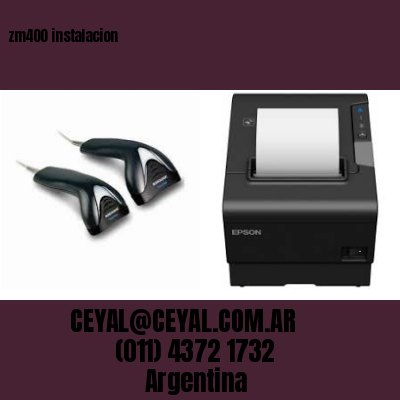 zm400 instalacion