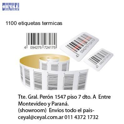 1100 etiquetas termicas