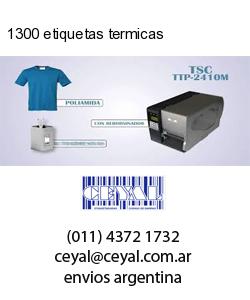 1300 etiquetas termicas