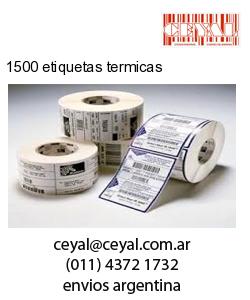 1500 etiquetas termicas