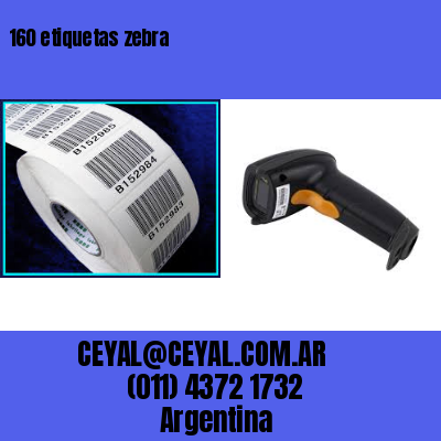 160 etiquetas zebra