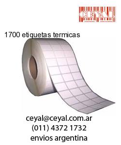 1700 etiquetas termicas