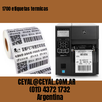 1700 etiquetas termicas