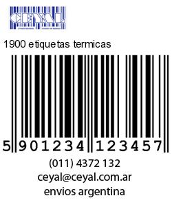 1900 etiquetas termicas