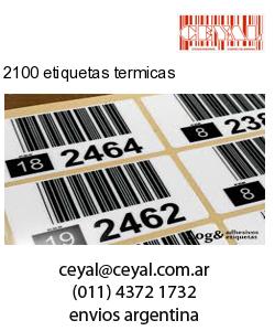 2100 etiquetas termicas