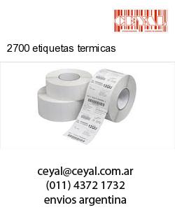 2700 etiquetas termicas