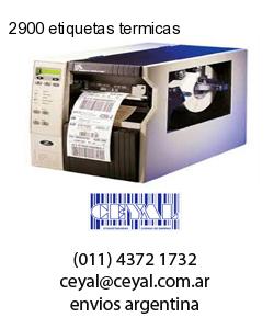 2900 etiquetas termicas