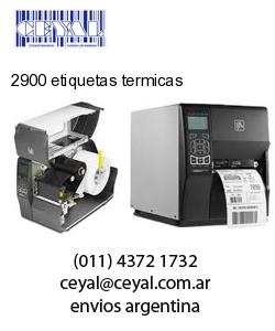 2900 etiquetas termicas