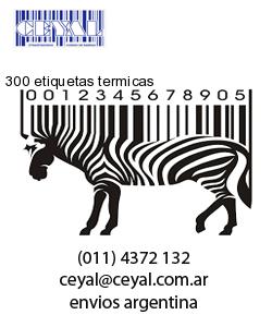 300 etiquetas termicas