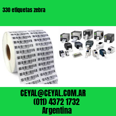330 etiquetas zebra