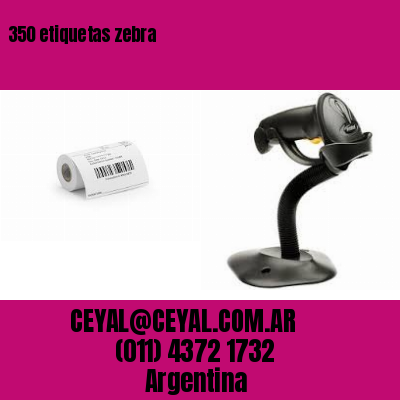 350 etiquetas zebra
