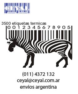 3500 etiquetas termicas