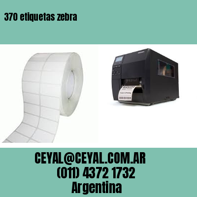 370 etiquetas zebra