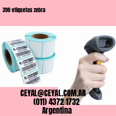 390 etiquetas zebra