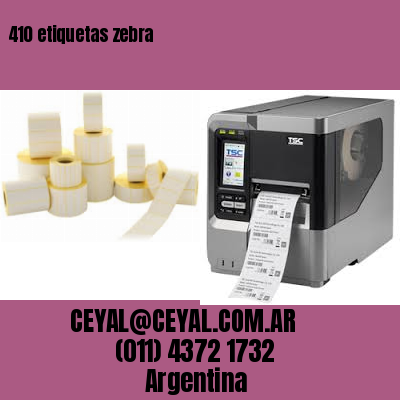 410 etiquetas zebra