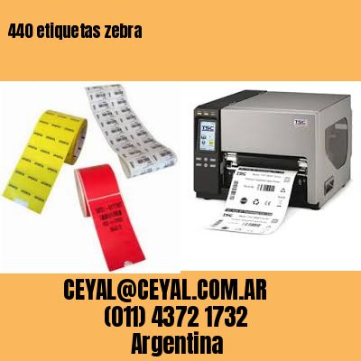 440 etiquetas zebra