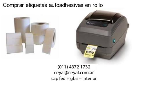 Comprar etiquetas autoadhesivas en rollo