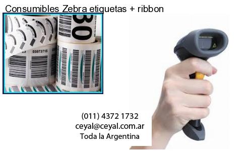 Consumibles Zebra etiquetas   ribbon