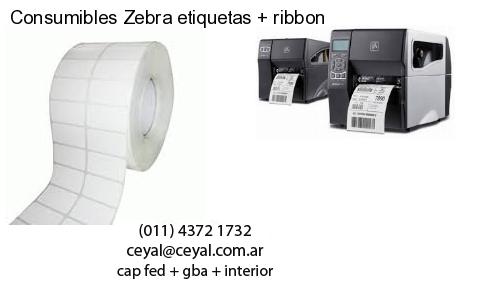 Consumibles Zebra etiquetas   ribbon