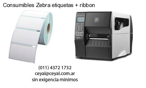 Consumibles Zebra etiquetas   ribbon