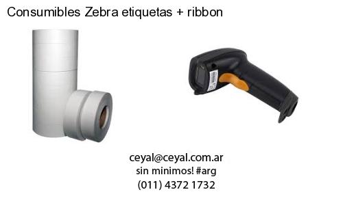Consumibles Zebra etiquetas   ribbon