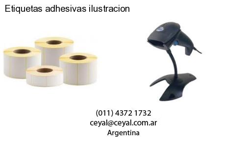 Etiquetas adhesivas ilustracion