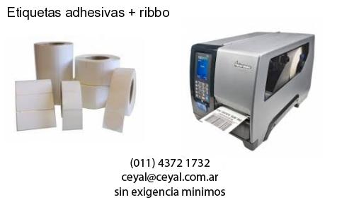Etiquetas adhesivas   ribbo