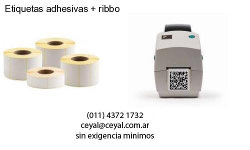 Etiquetas adhesivas   ribbo